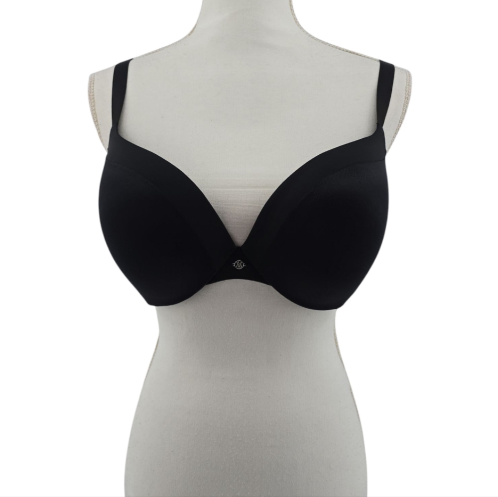 Victoria's Secret NWT Sculpt & Lift Bra Size 38D in Black Adjustable Straps